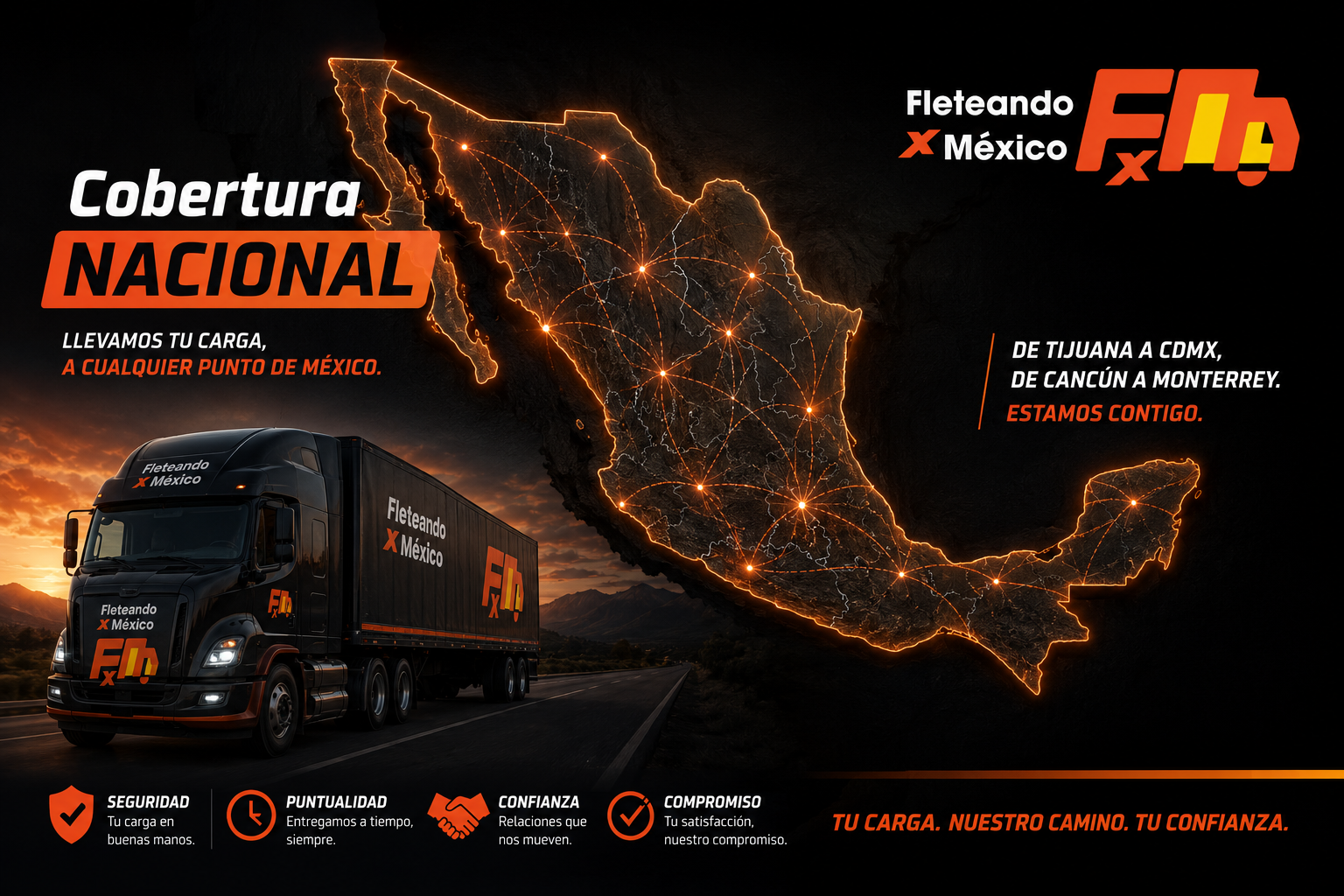 Mapa de cobertura FXM en México